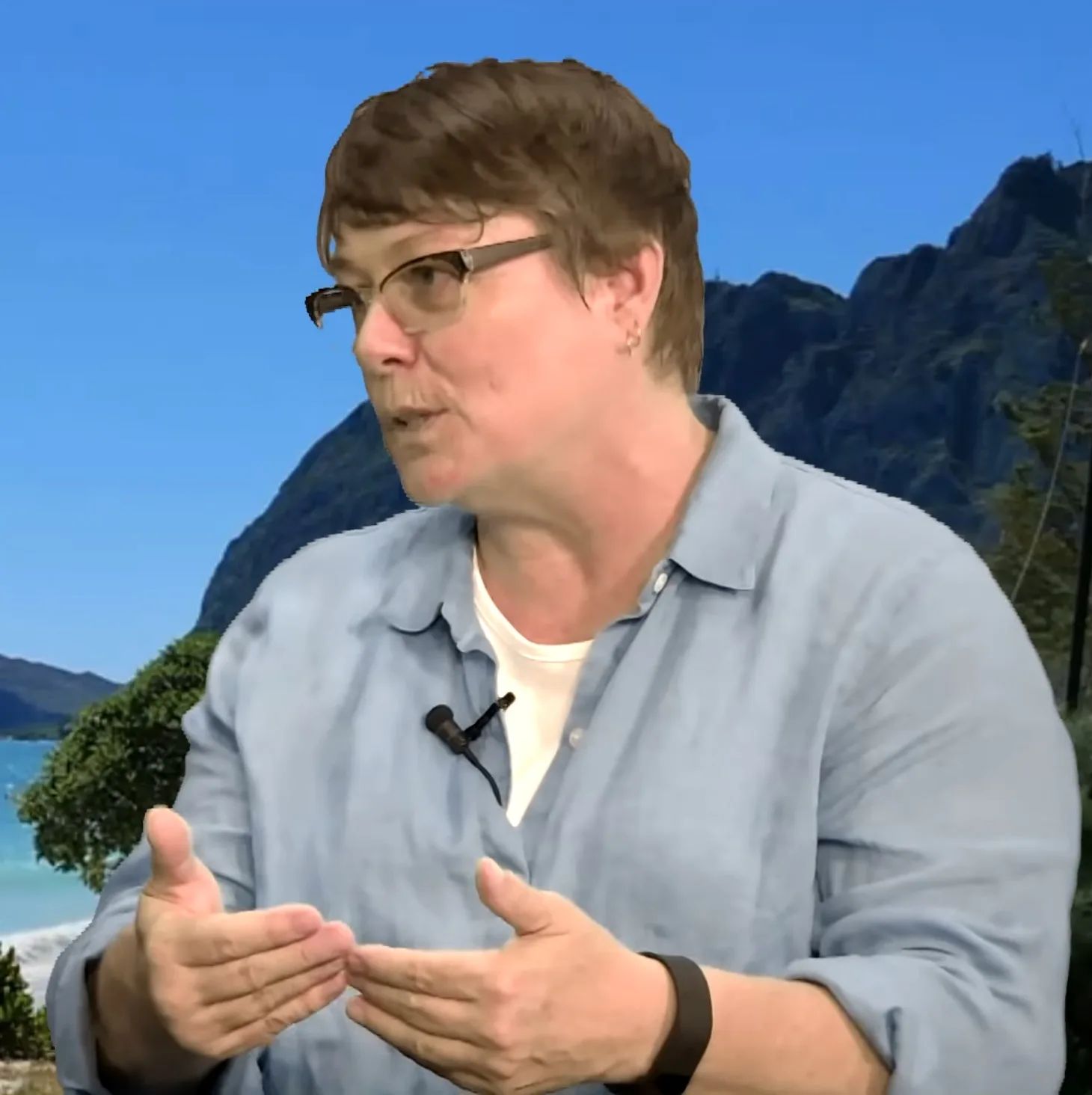 Ruth Gates, a marine scientist from the Hawaii Institute of Marine Biology